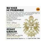 Marco Felluga Russiz Superiore Collio Pinot Grigio 2001