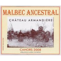 Château Armandière Ancestral Malbec Cahors 2008