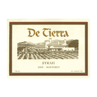 De Tierra Monterey Syrah 2005