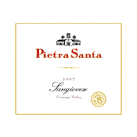 Pietra Santa Cienega Valley Estate Sangiovese 2007