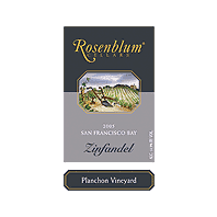 Rosenblum Cellars San Francisco Bay Planchon Vineyard Zinfandel 2005