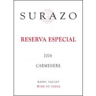 Surazo Carmenère Reserva Especial 2006