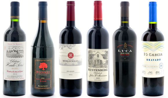 Bold Reds World Tour: Six Bold Red Wines